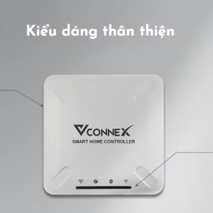 Bộ điều khiển trung tâm Vconnex Gateway với tone màu trắng thanh lịch